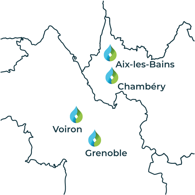 Carte d'intervention Alpes Désinfection